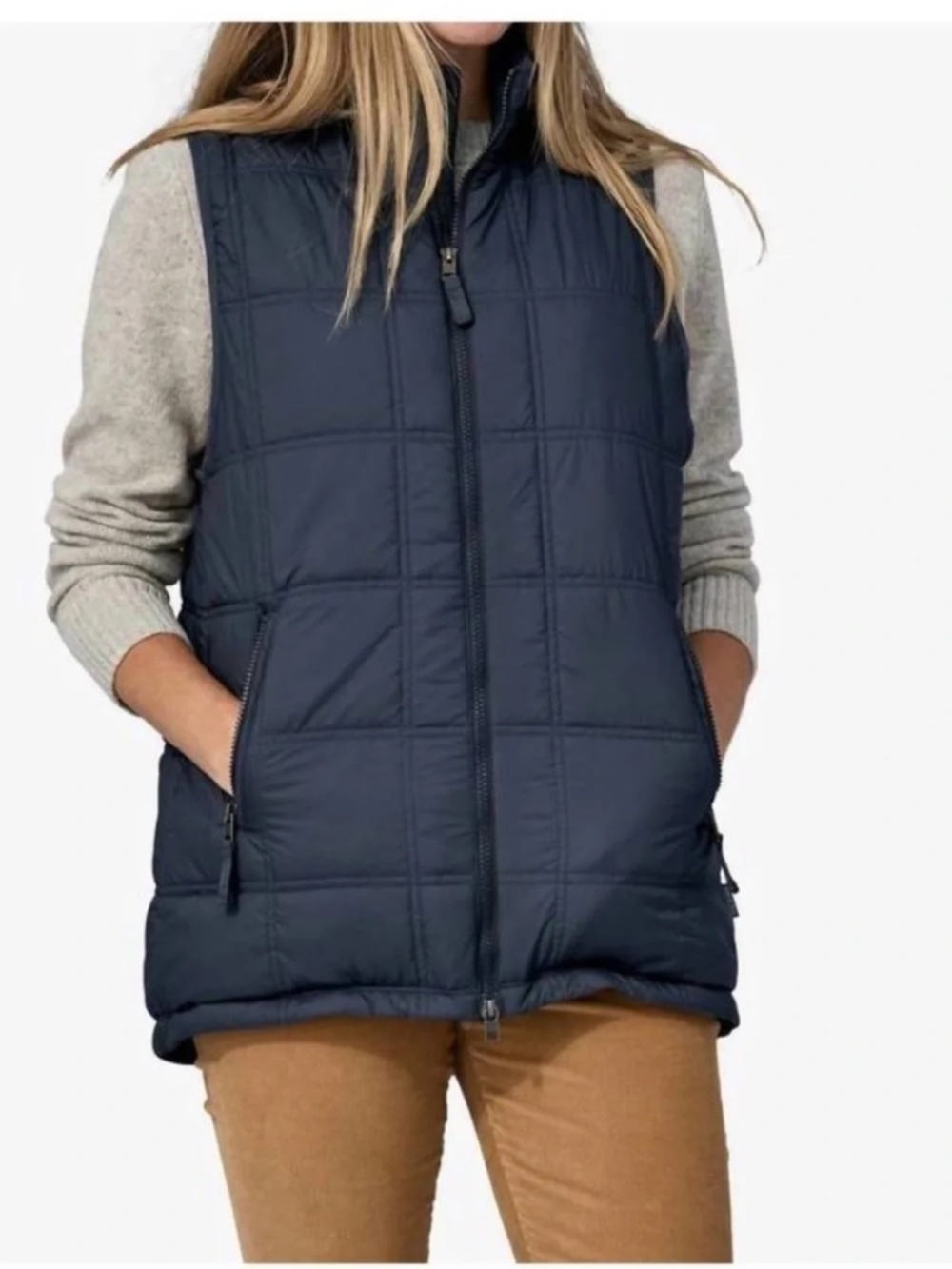 Patagonia Lost Canyon Vest in Pitch Blue Size XS